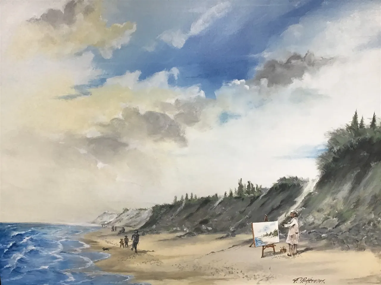 Maleri nr 147 80 cm X 100 cm